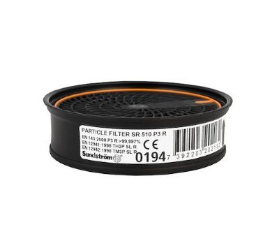 Sundstrøm SR-510 P3 partikelfilter.