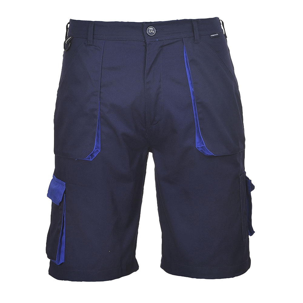 Portwest Texo Shorts Med Kontrast Marine