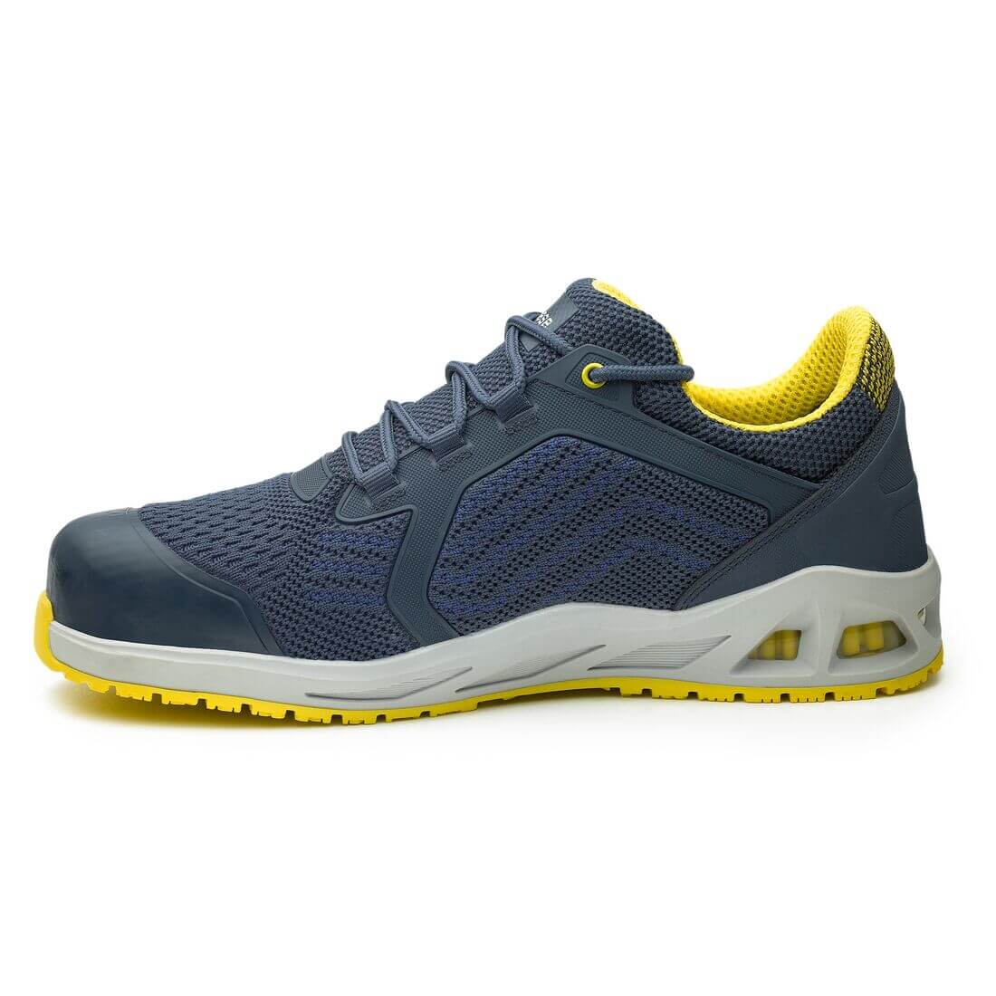 K-Sprint S1P SRC Sikkerhedssko - Marine/Gul - Billede 2