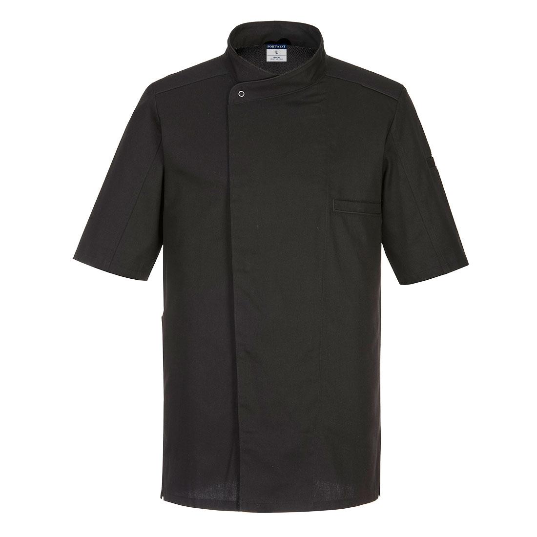 Surrey kokkejakke S/S - Sort