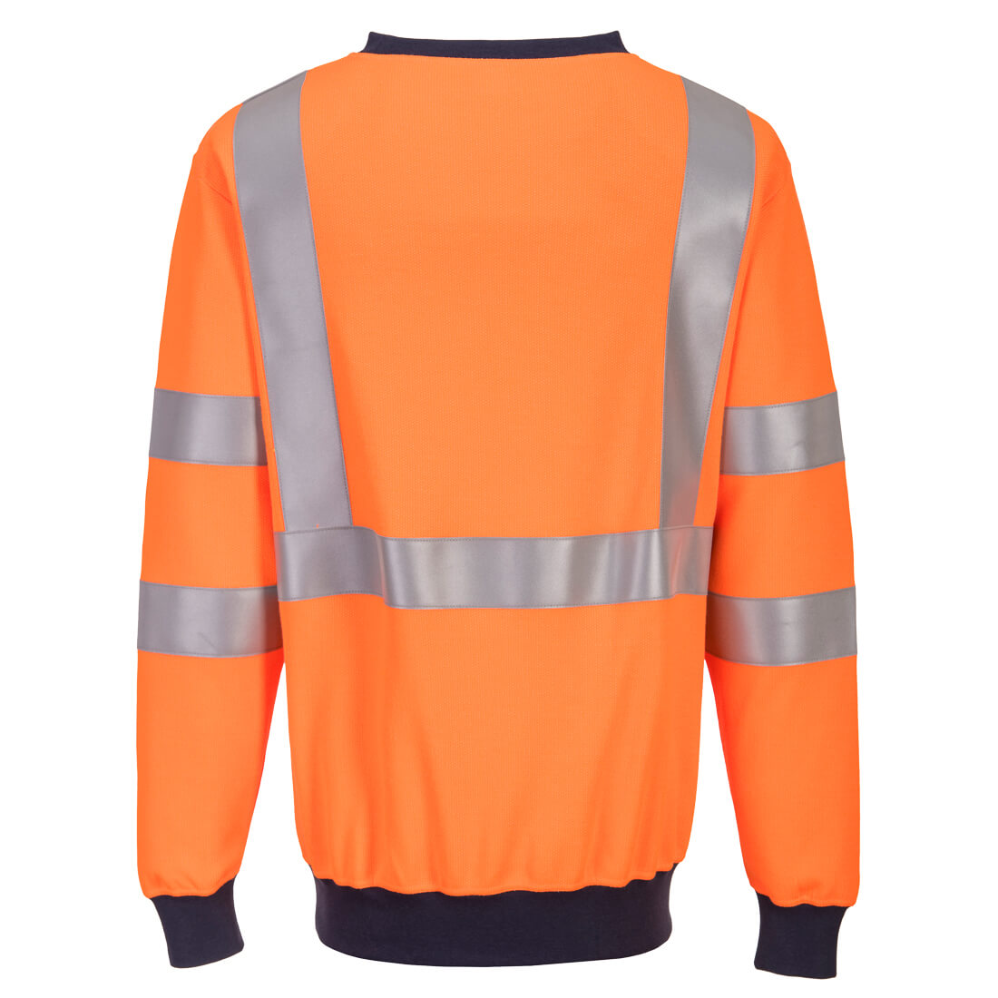 Flammehæmmende RIS sweatshirts - orange - Billede 2