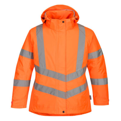 Dame hi-vis vinterjakke - Orange