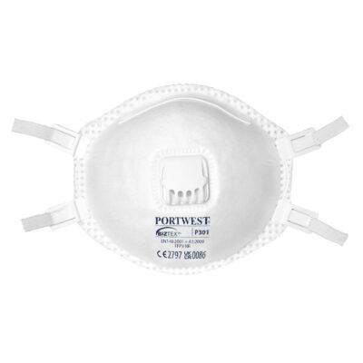 FFP3 Filtermaske Med Ventil Hvid