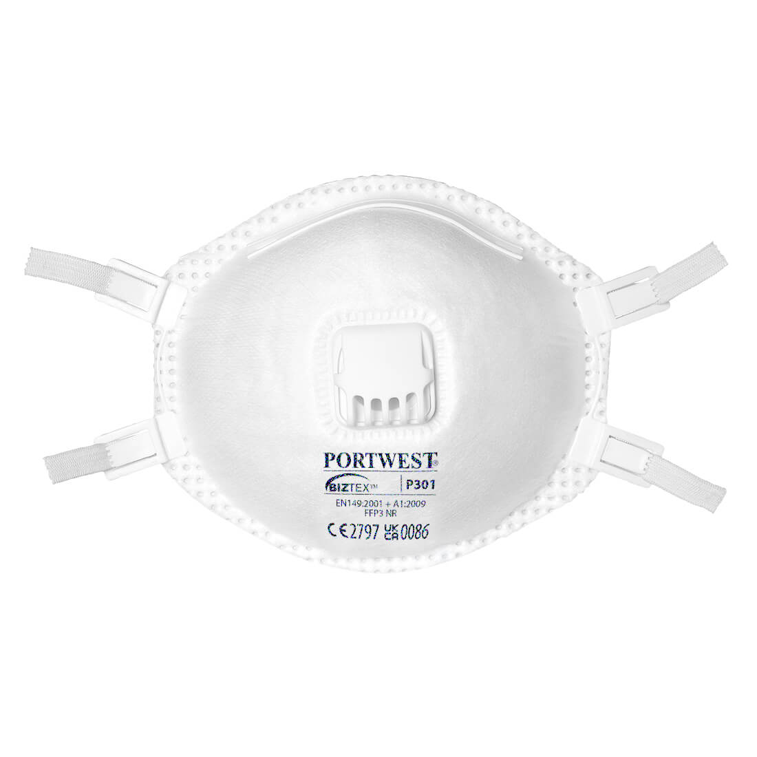 FFP3 Filtermaske Med Ventil Hvid