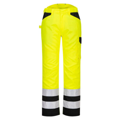 PW2 Hi-Vis servicebukser - Gul/Sort