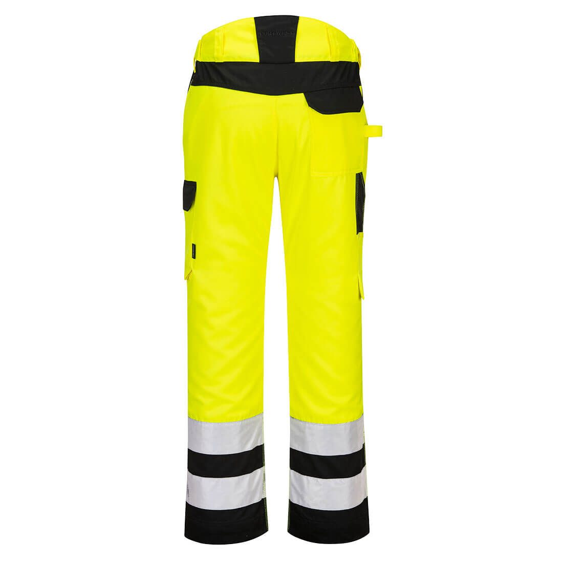 PW2 Hi-Vis servicebukser - Gul/Sort - Billede 2
