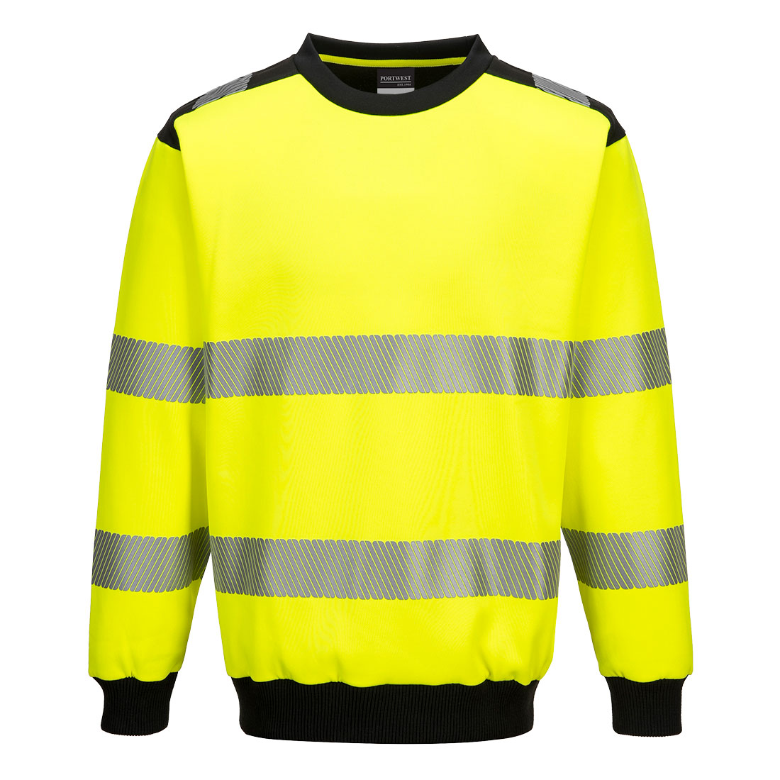 PW3 hi-vis sweatshirt - Gul/Sort