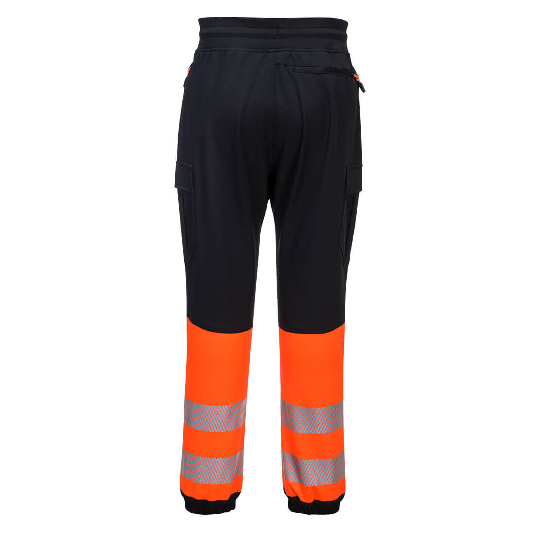 KX3 Hi-Vis Flexi joggerbukser - Sort/Orange - Billede 2