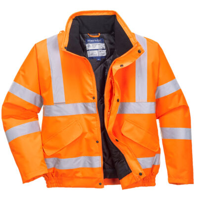 Hi-Vis Poly-Bomuldsjakke RIS - Orange