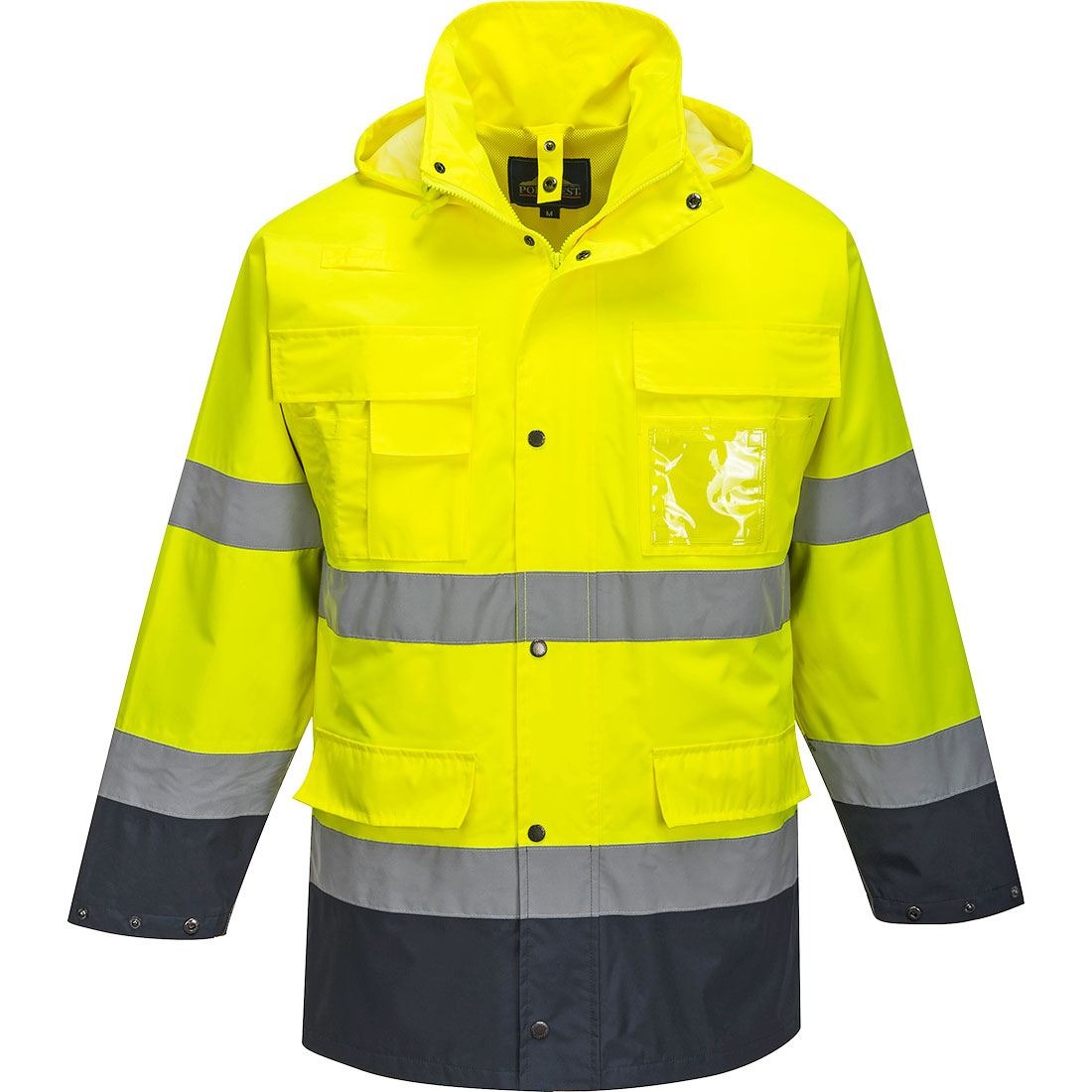 Hi-Vis Lite 3-1 Jakke - Gul/Marine