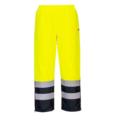 Hi-Vis vinterbukser - Gul/Marine
