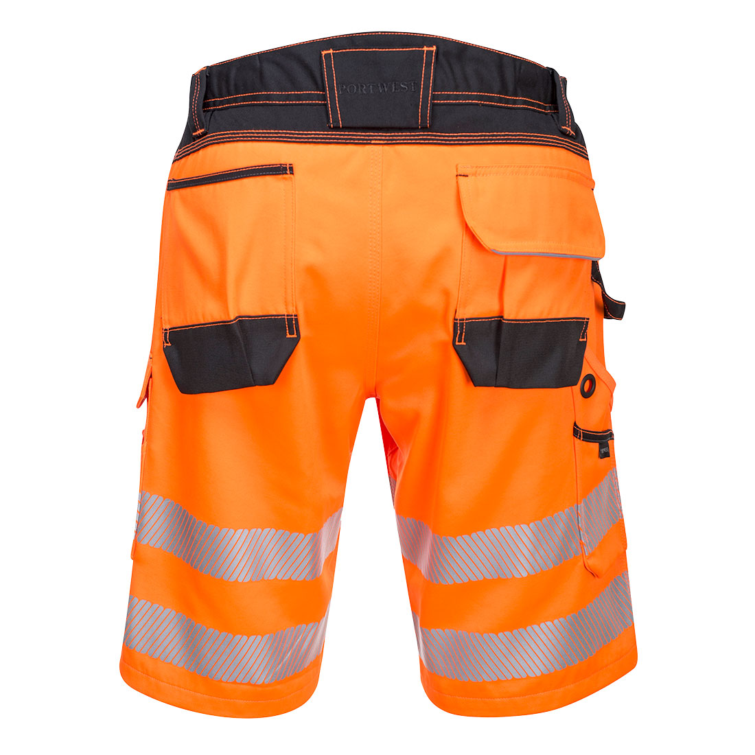 PW3 Hi-Vis Shorts - Orange/Sort - Billede 2