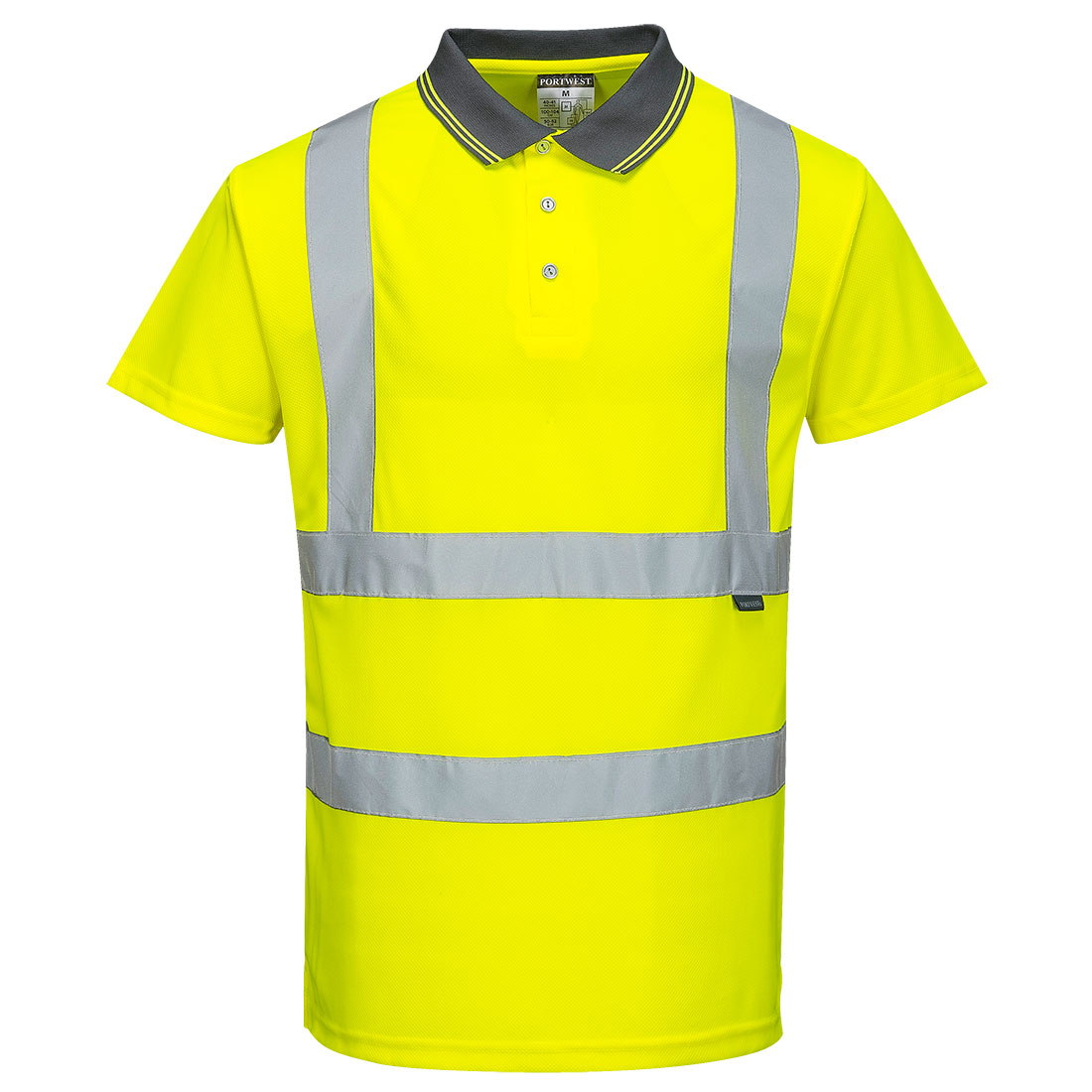 Hi-Vis Polo-shirt med korte ærmer - Rød