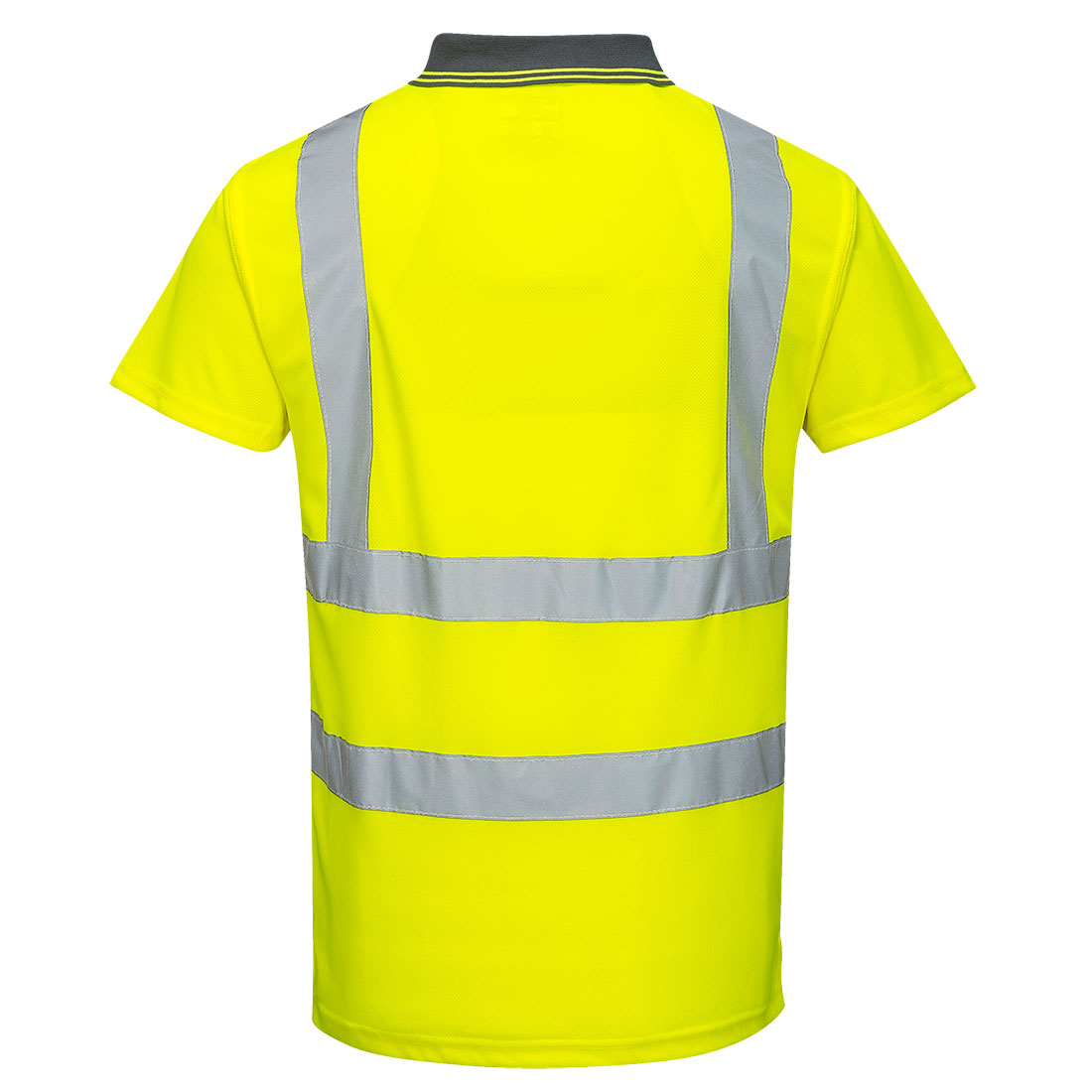 Hi-Vis Polo-shirt med korte ærmer - Rød - Billede 2