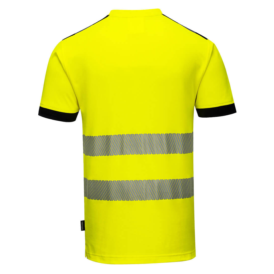 PW3 Hi-Vis t-shirt korte ærmer - Gul/Sort - Billede 2