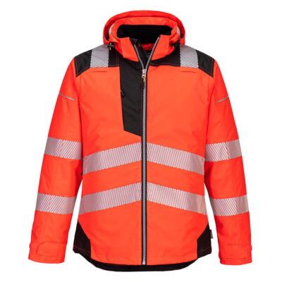 Vision Hi-Vis Vinterjakke - Rød/Sort