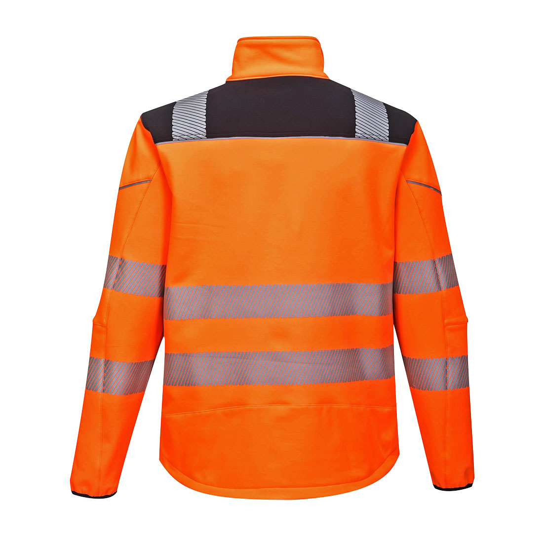 PW3 hi-vis Softshell jakke - Orange/Sort - Billede 2