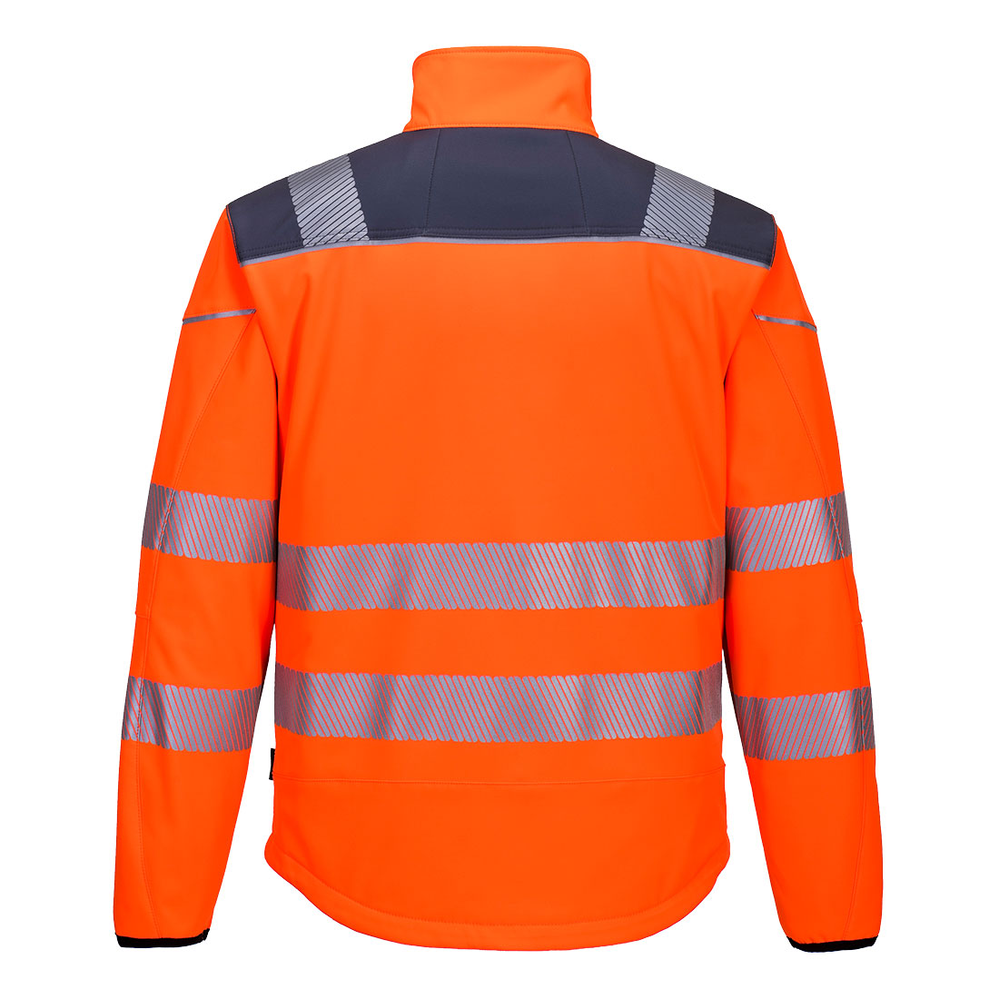 PW3 hi-vis Softshell jakke - Orange/Grå - Billede 2