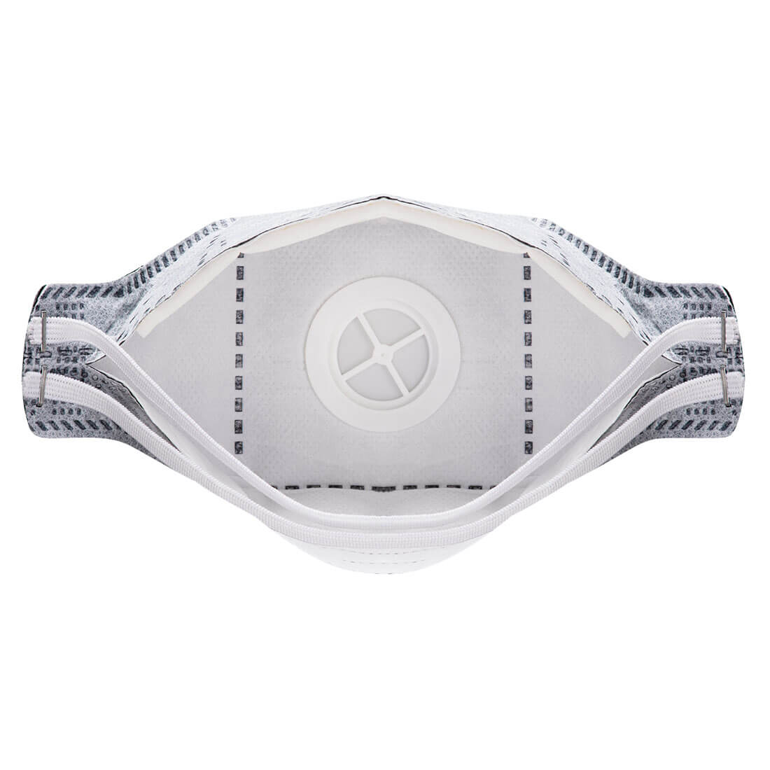 EAGLE FFP2 kul åndedrætsværn med ventil (Pk10) - Hvid