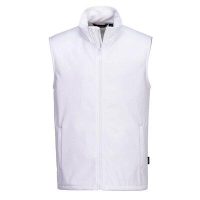 Print & Promo softshell vest (2 Lags) - Hvid