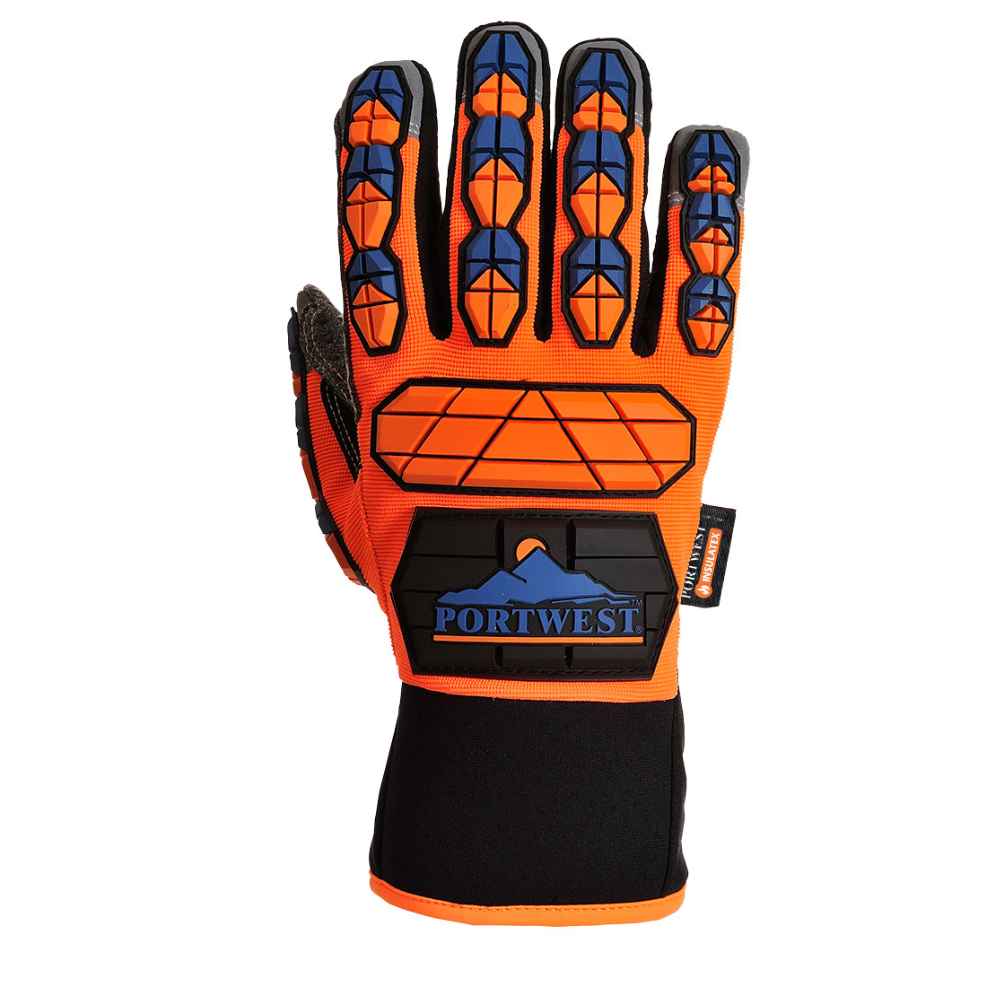 Aqua-Seal Pro handske - Orange/Blå - Billede 2