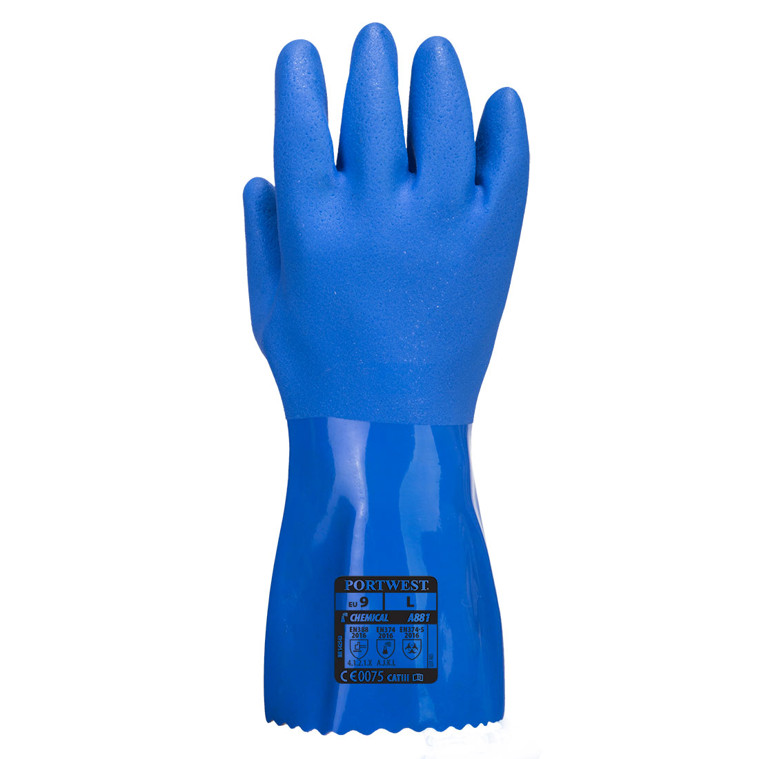 Marine ultra pvc kemihandske - Blå - Billede 2