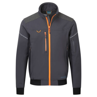 EV4 softshell jakke (3lags) - Molegrå