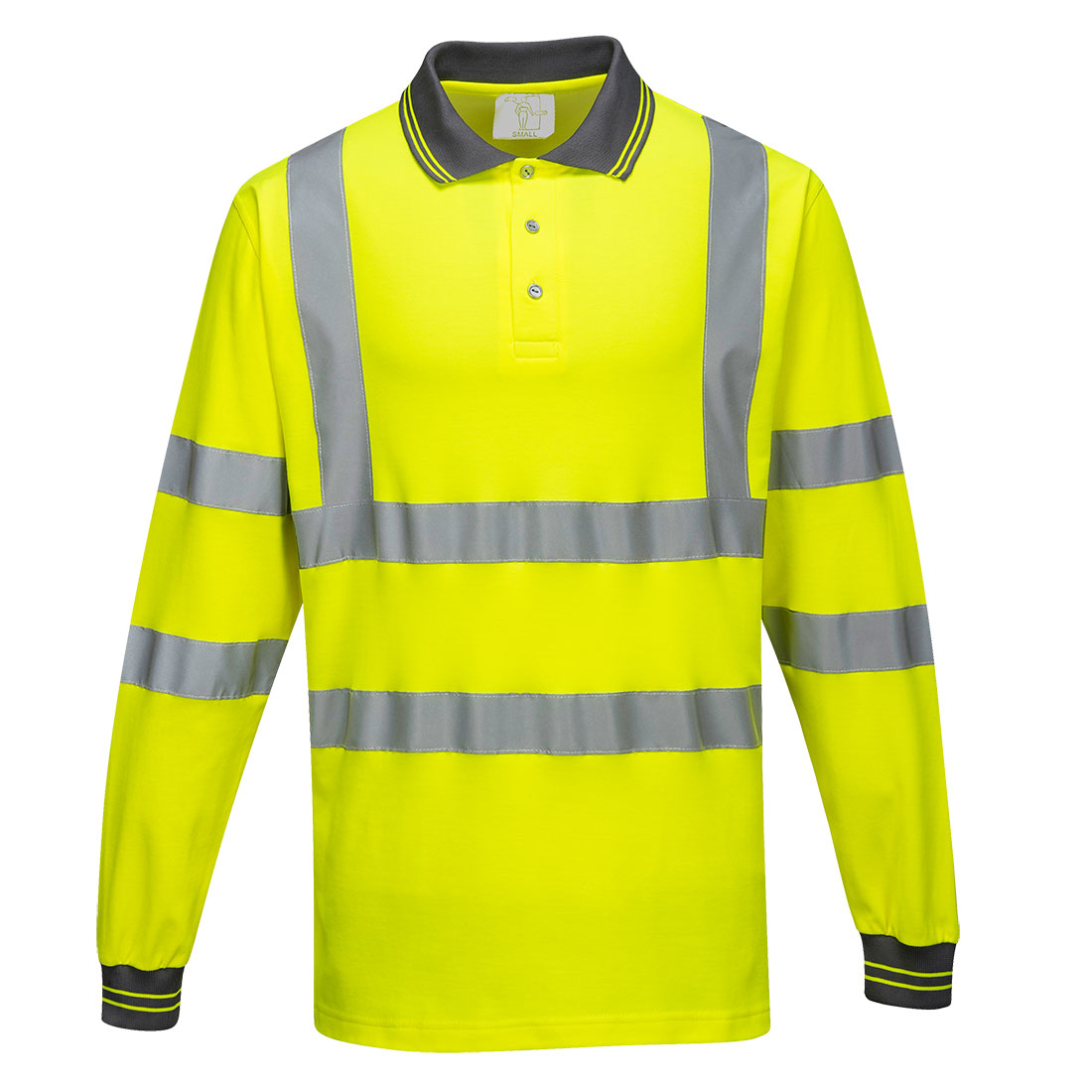 Langærmet Cotton Comfort Polo - Gul