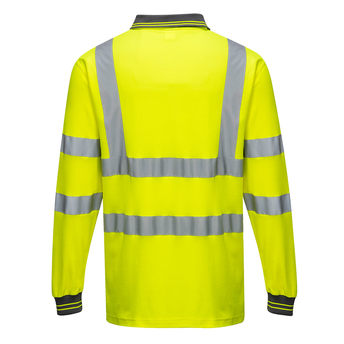Langærmet Cotton Comfort Polo - Gul - Billede 2