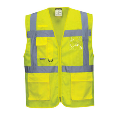 Athens hi-vis mesh executive vest - Gul