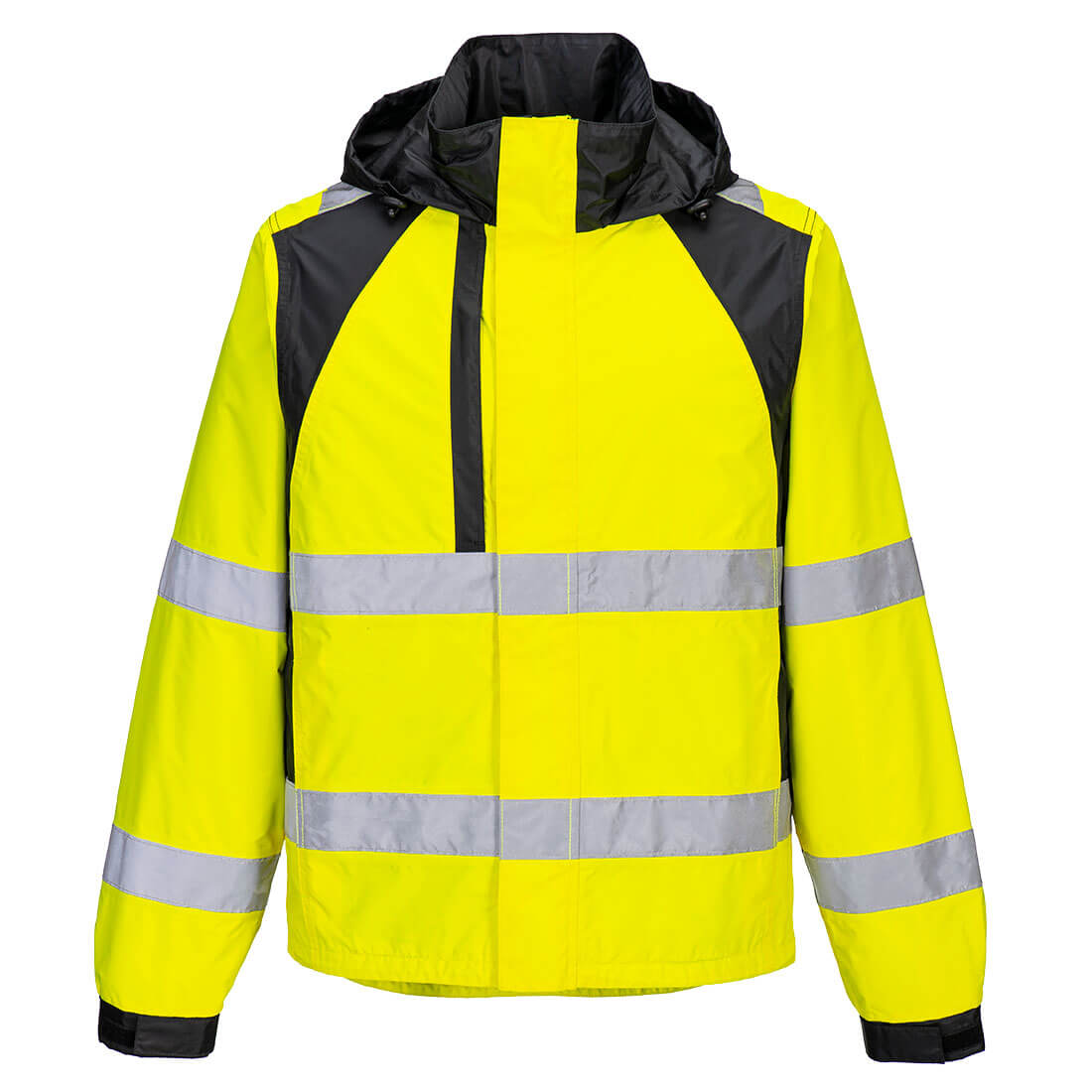 WX2 Wco hi-vis vandtæt skaljakke - Gul/Sort