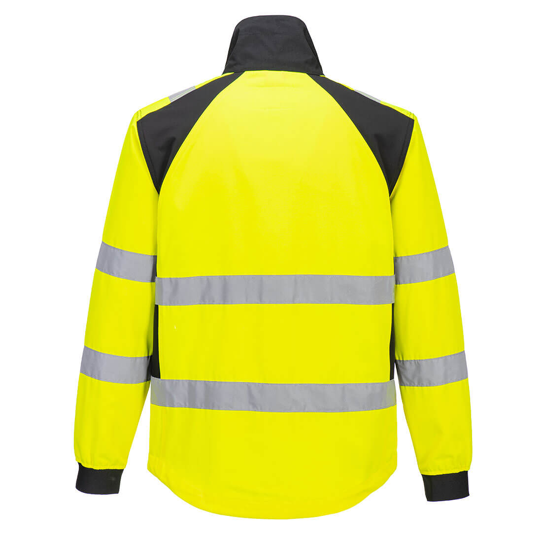 WX2 Eco hi-vis arbejdsjakke - Gul/Sort - Billede 2