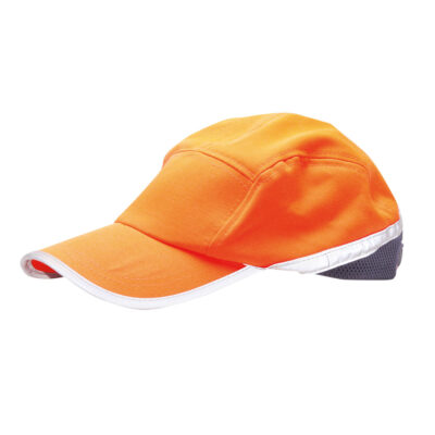 Hi-Vis Baseball kasket - Orange/Marine