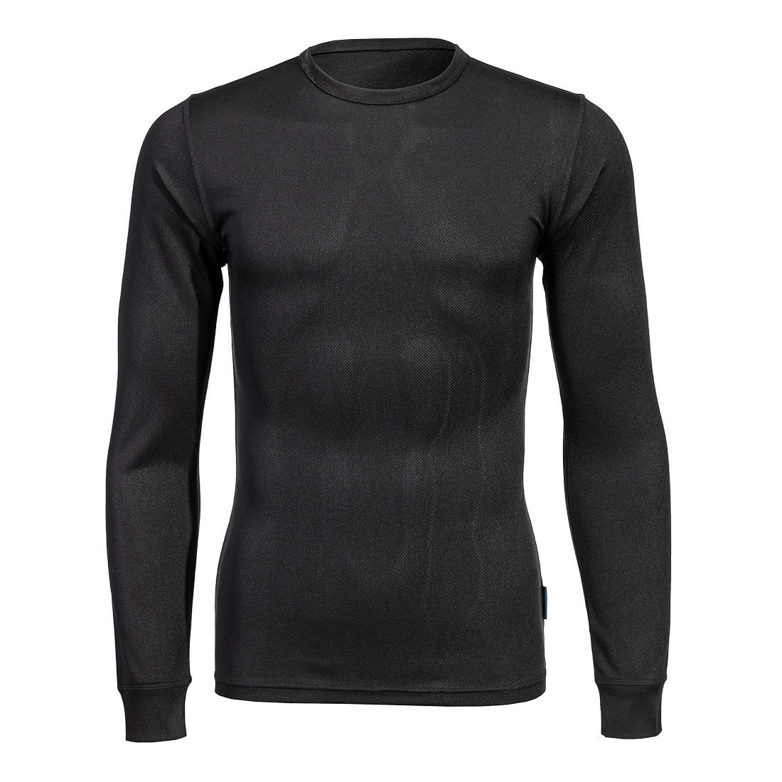 Baselayer trøje til damer m. lange ærmer - Sort