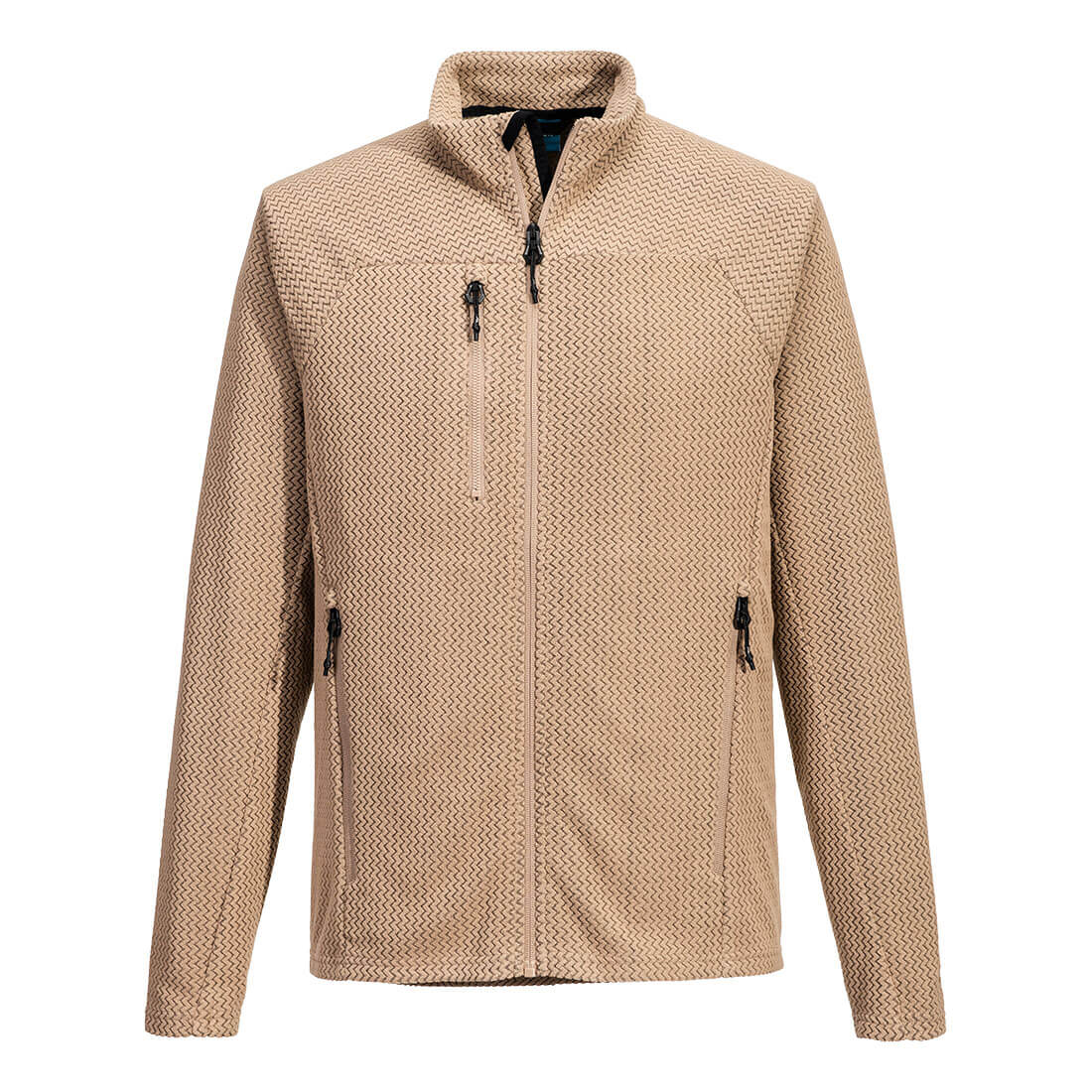 EV4 tekstureret fleece - Khaki