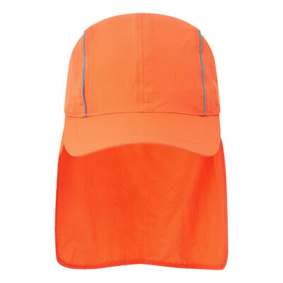 Kasket med nakkeskygge - Orange