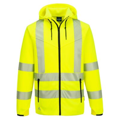 KX3 Sport Hi-Vis hættetrøje med lynlås Gul