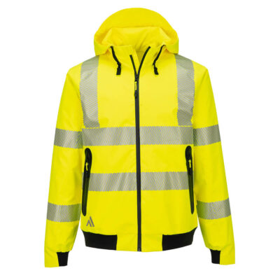 KX3 Sport Hi-Vis bomber regnjakke Gul