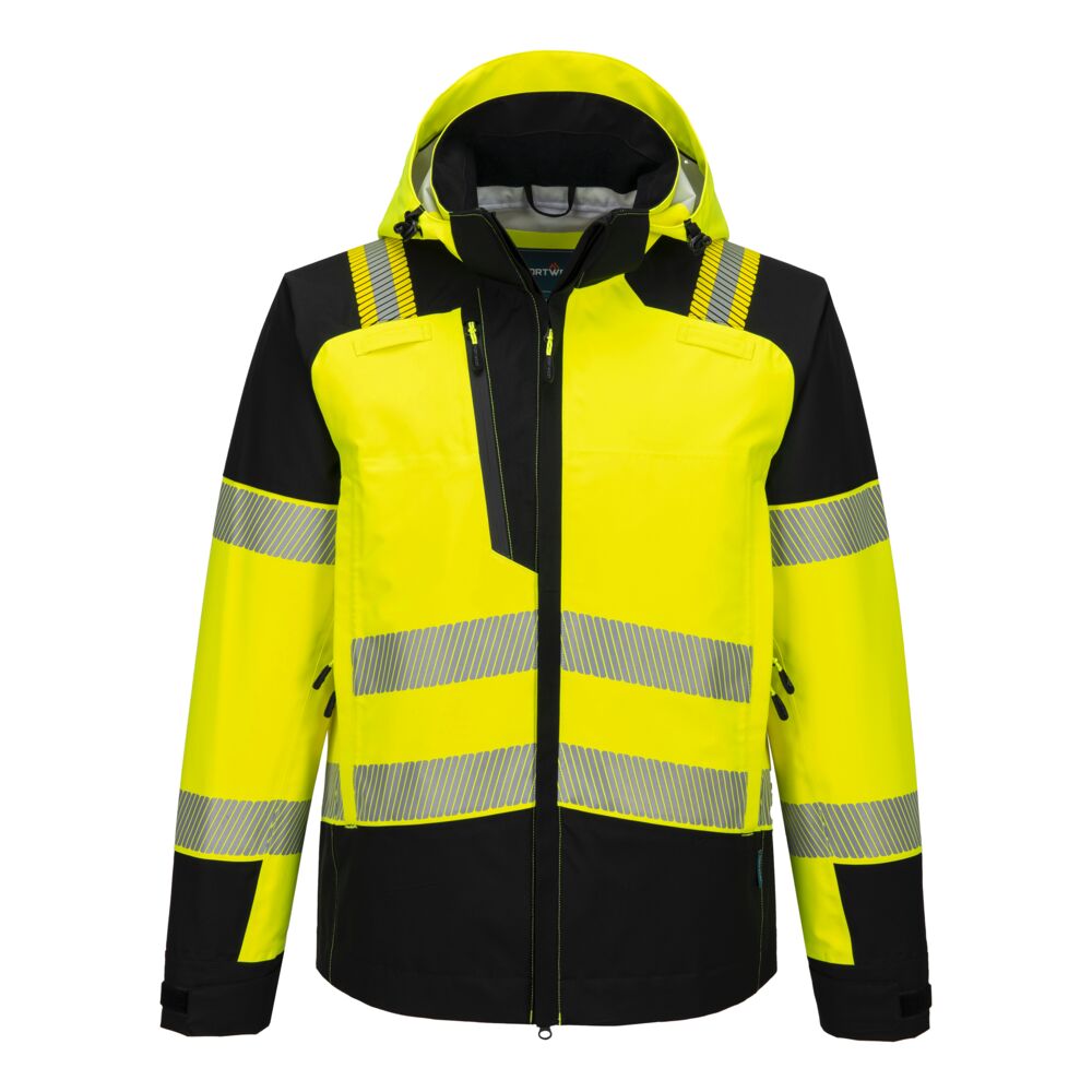 PW3 hi-vis regn anorak (3L) Gul/Sort